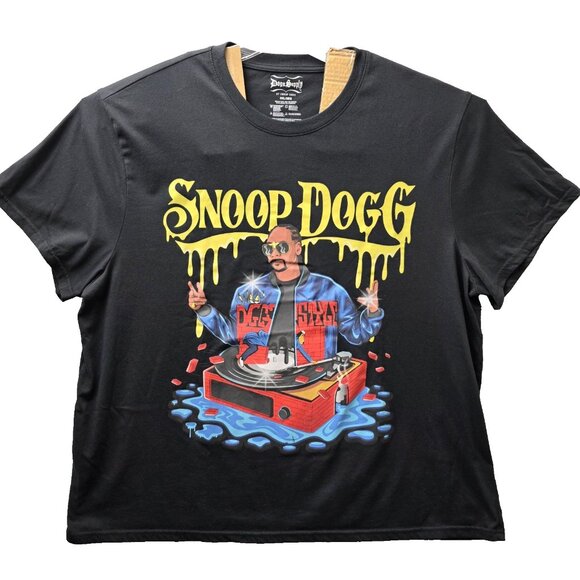 Dogg Supply by Snoop Dogg T-Shirt Men's 3XL Black Logo Drip Graphic Casual - Picture 1 of 8
